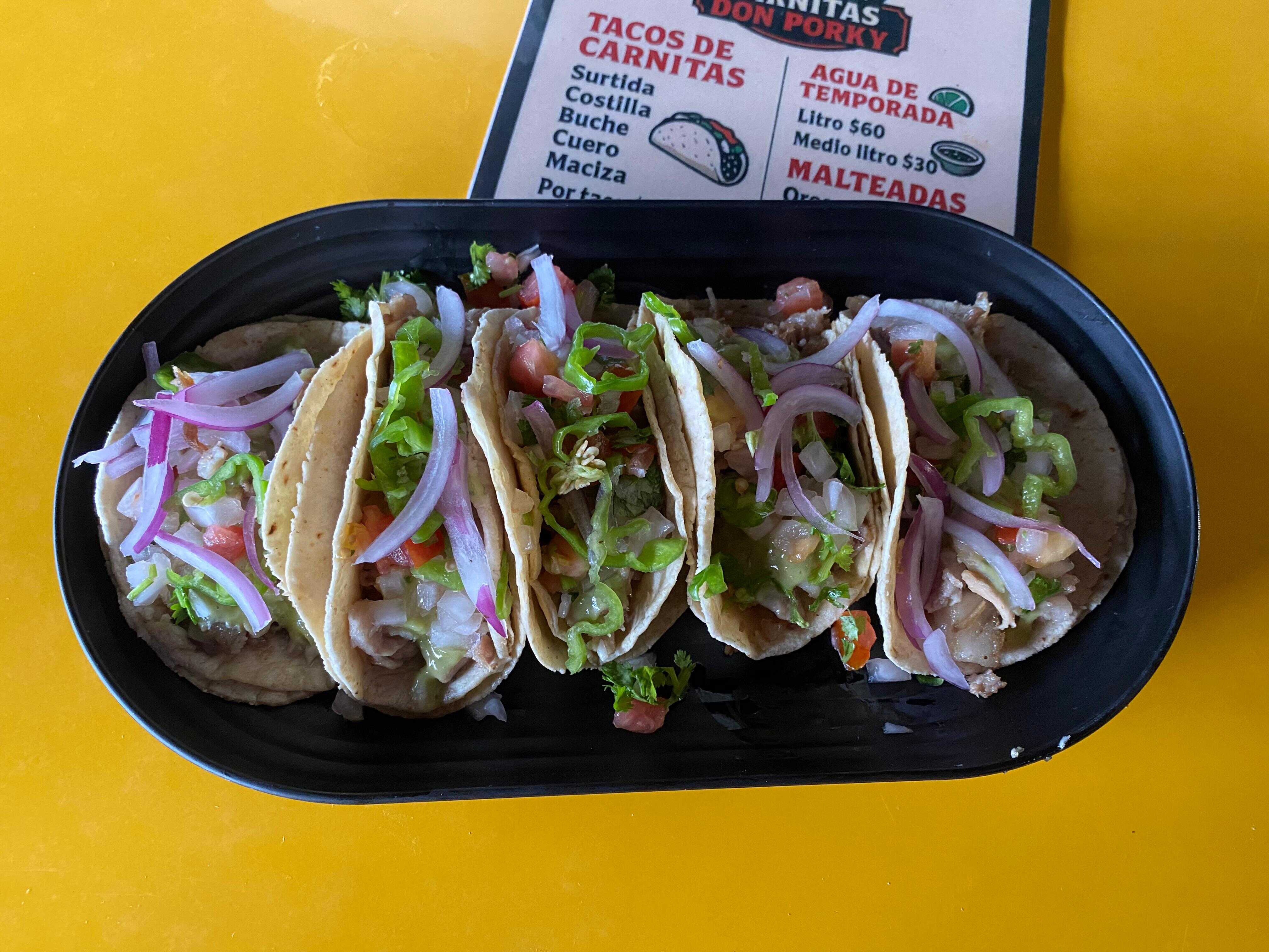 Orden de 5 Tacos a Elegir + Refresco de 600 ml