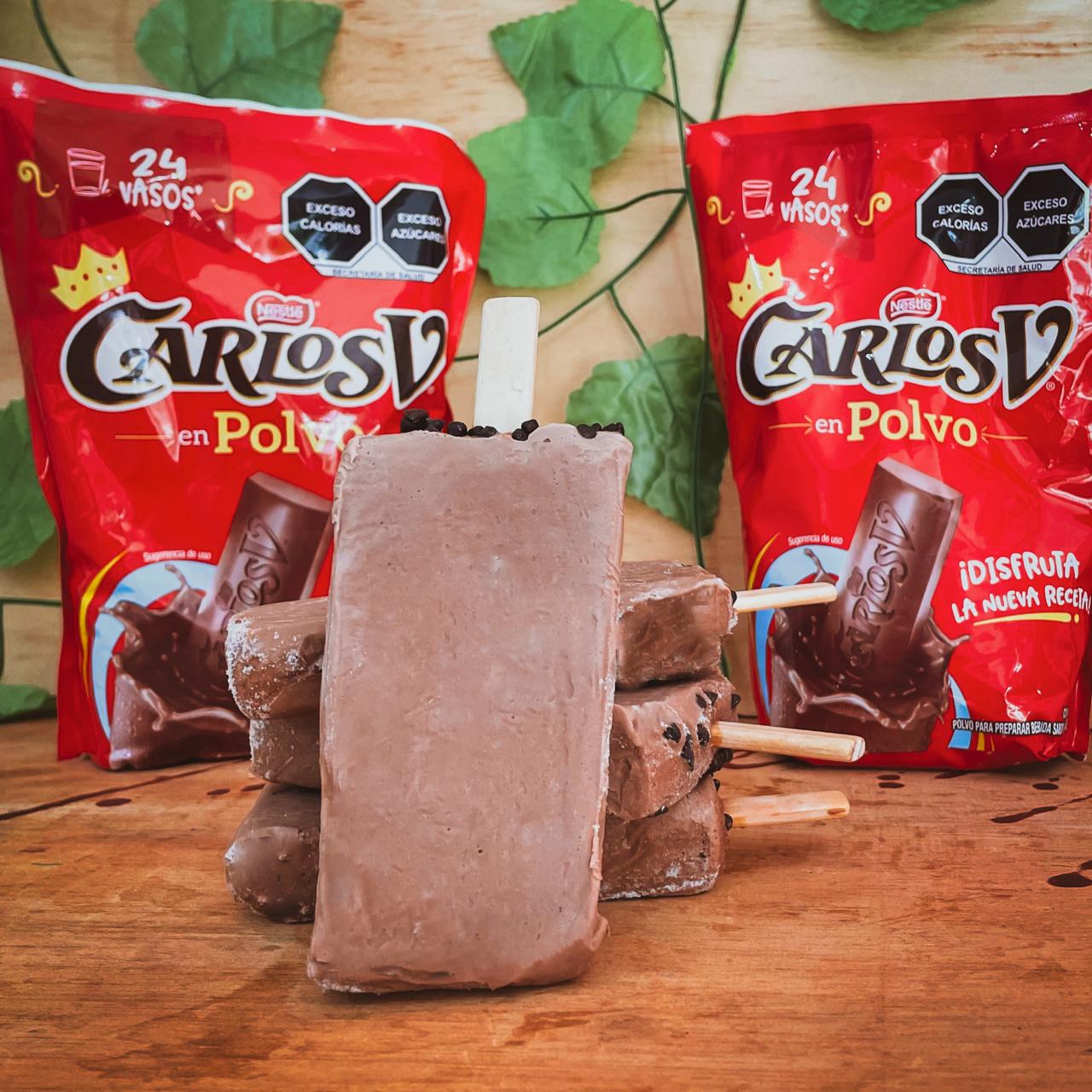 Paletas de Crema Chocolate