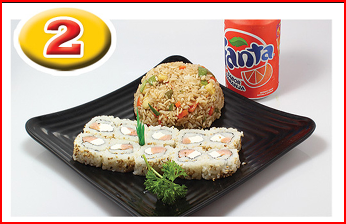 Combo Rollo Foladelfia+Yakimeshi Arroz Frito+Refr
