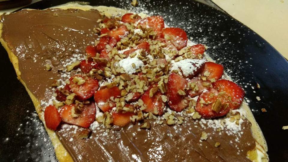 Crepa de Fresas con Nutella