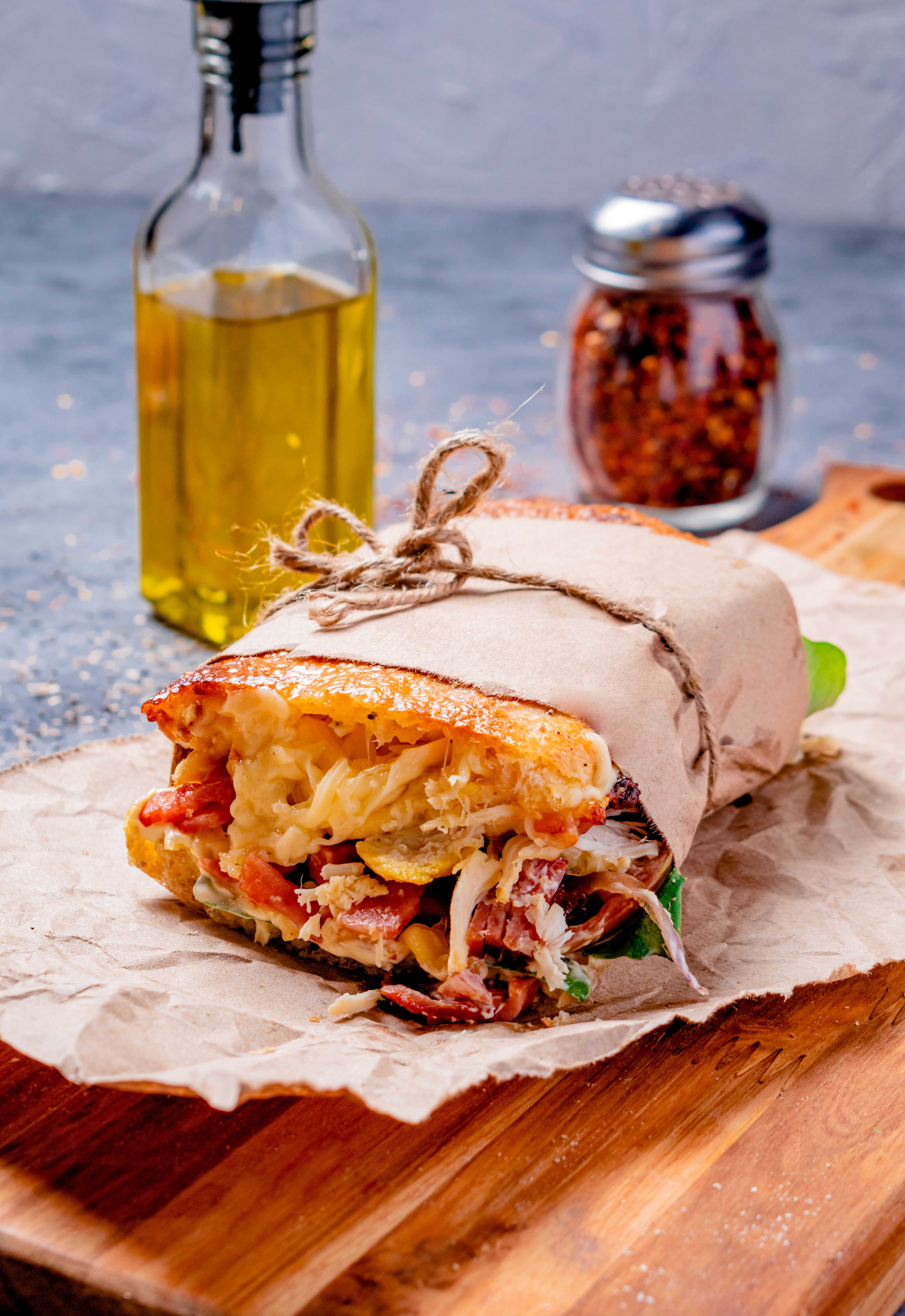 Panino Pollo y Tocineta