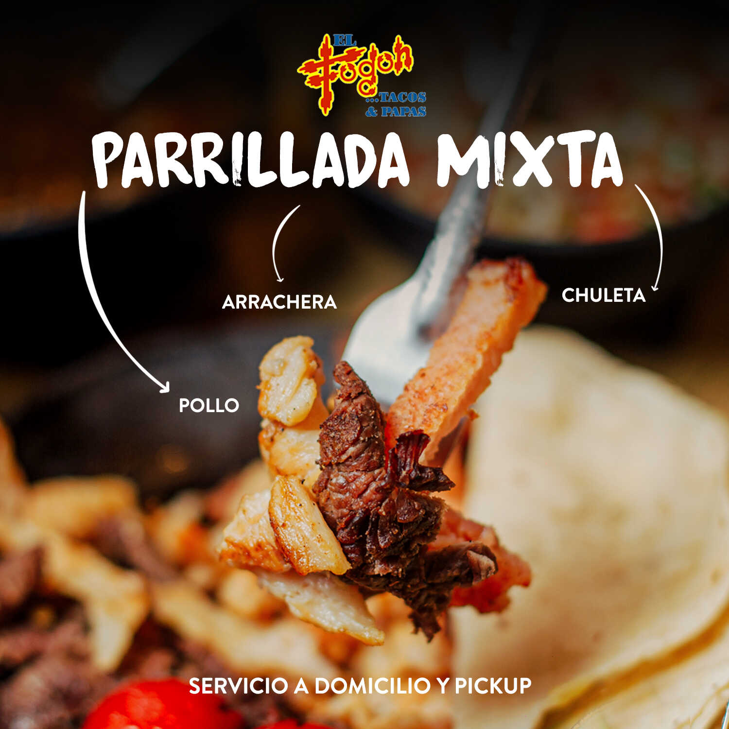 PARRILLADA MIXTA SIRLOIN/ARRACHERA PARA 2PERSONAS