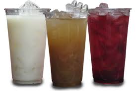 Vaso de Agua de Fruta