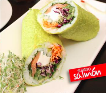 Sushi Burrito de Salmón