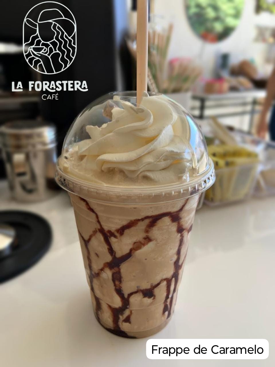1 Frappé + 1 Galleta de Avena Grande