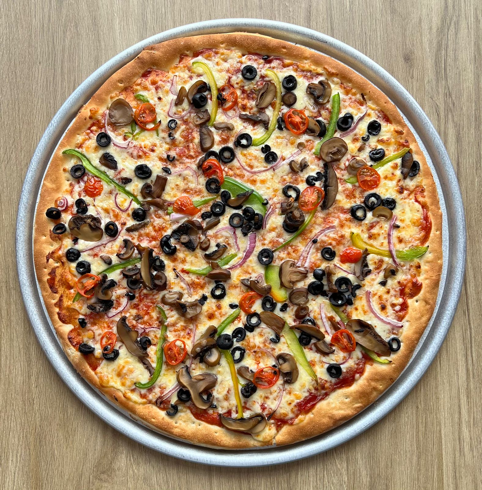 Pizza Familiar Vegie