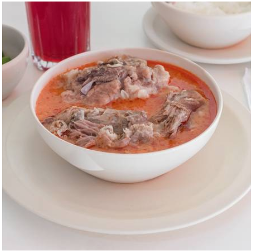 Pozole Rojo Con Lengua