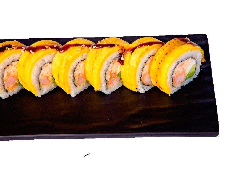Platano roll:  12 piezas