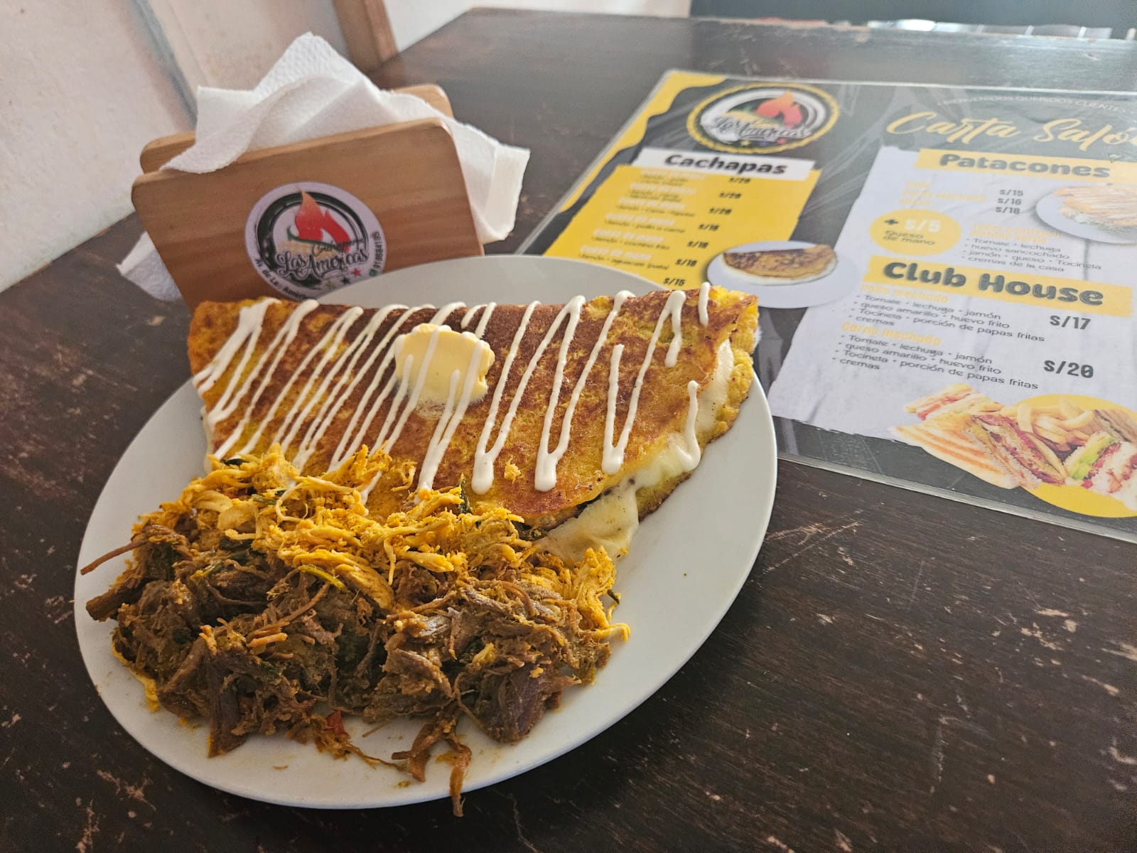 Cachapa Mixta con Queso de Mano