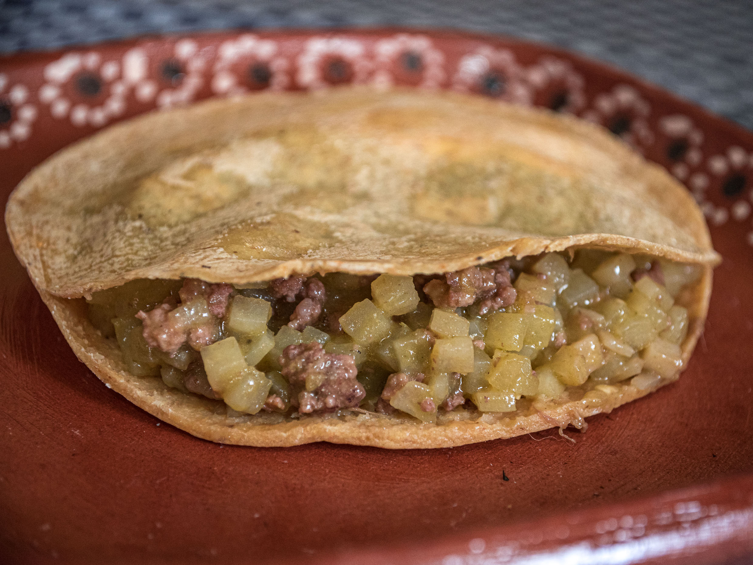 Gordita de Picadillo Verde