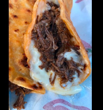 Taco de barbaqueso