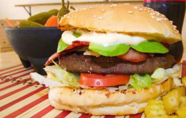 Hamburguesa Res Tipo Arrachera