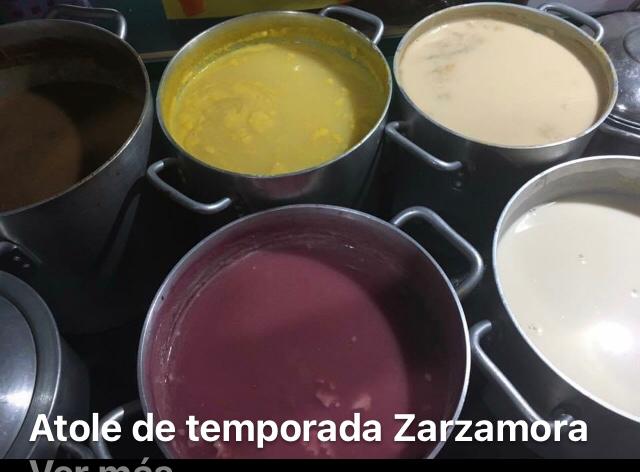 Vaso de Atole de Piña