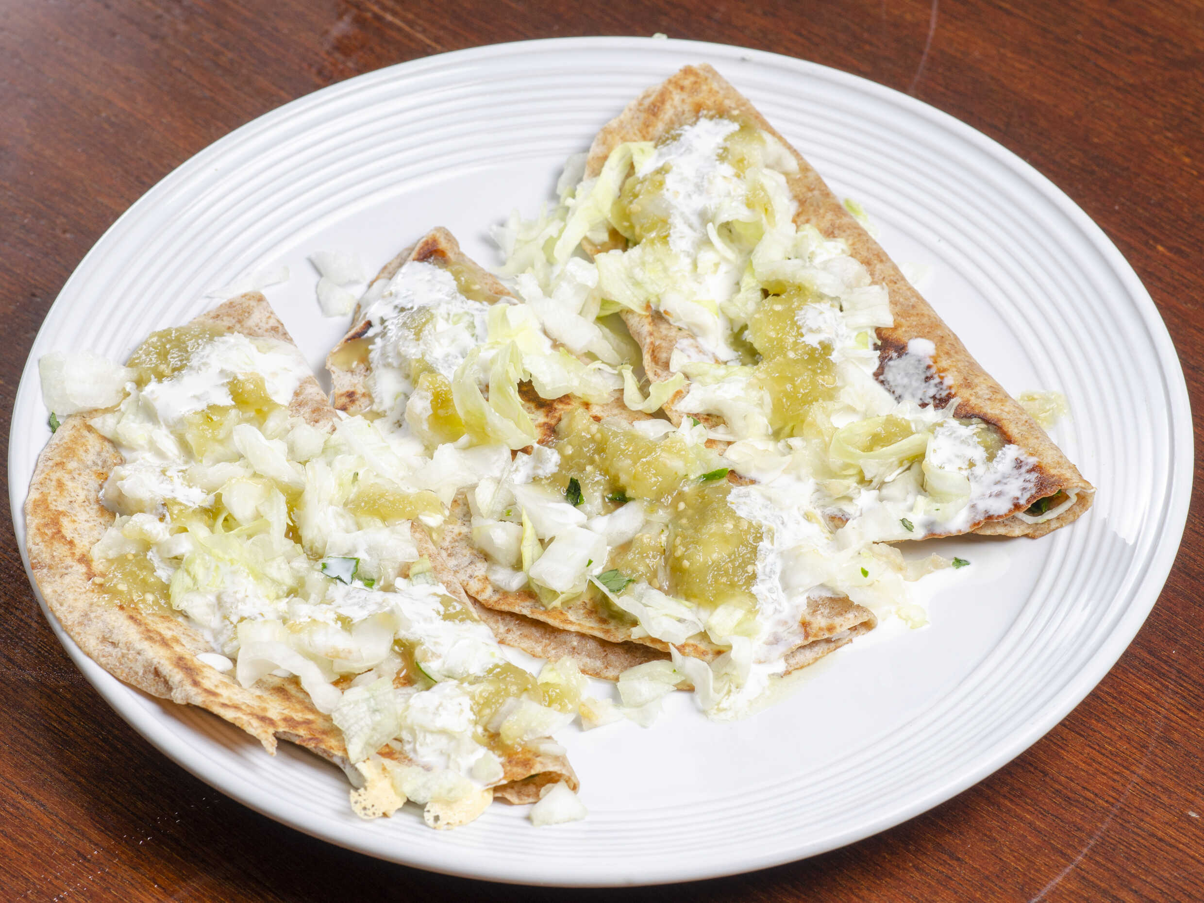 Quesadillas, Orden de 3 Piezas