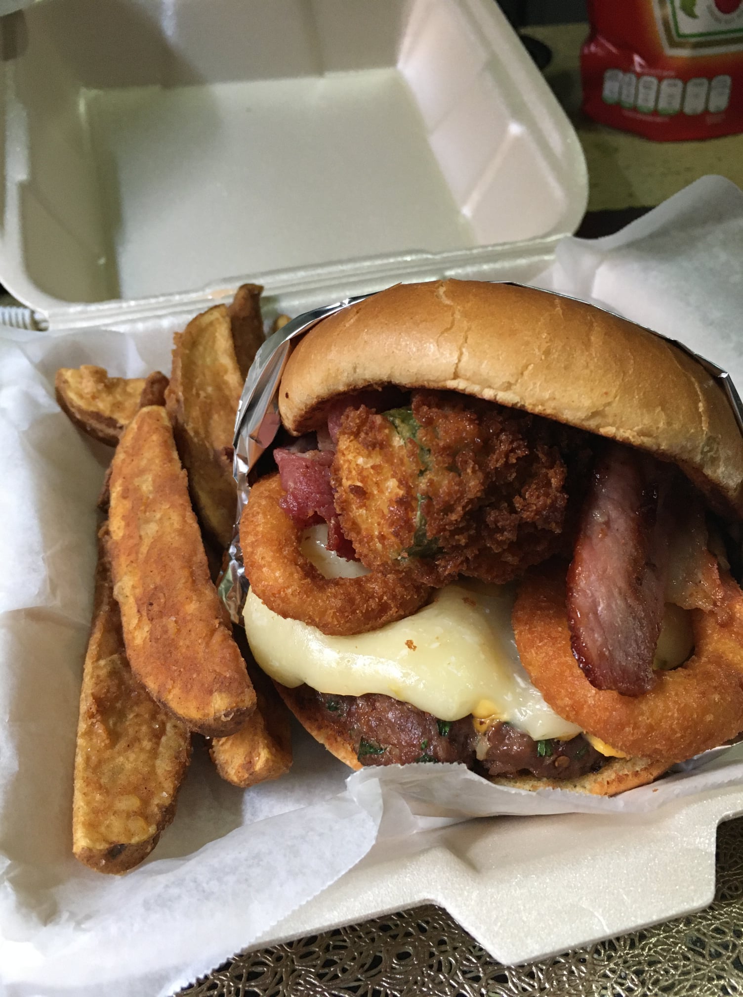 Sweet BBQ Burger.