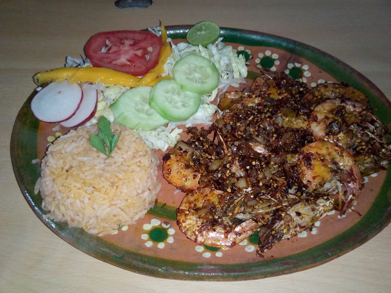 Camarones al Chiltepin