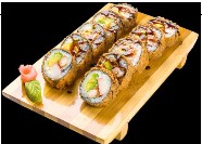 Kani Tempura + Banano Tempura + Jugo 250