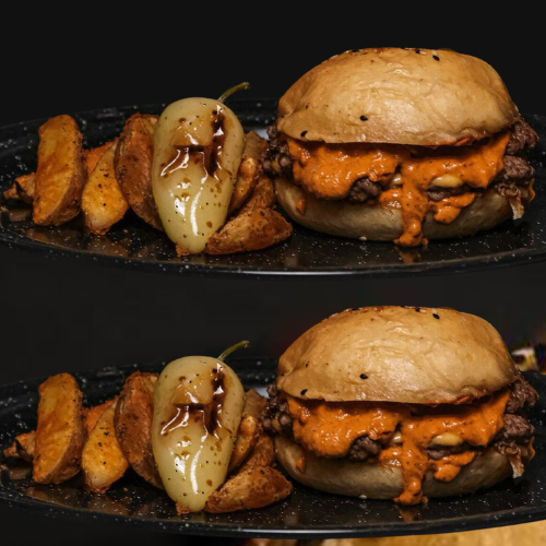 2 Hamburguesas de Crema de Chipotle