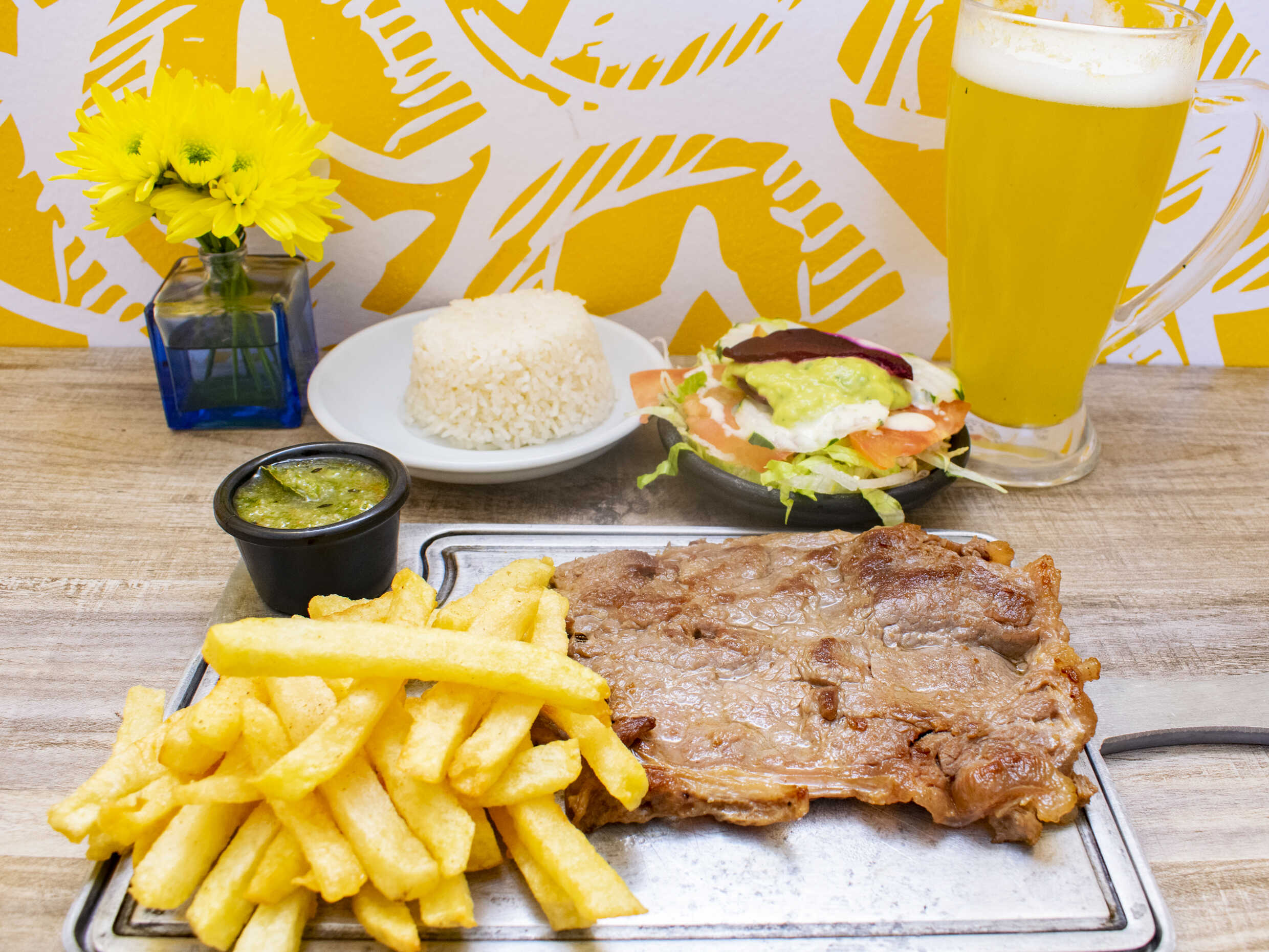 Combo Churrasco + Postre + Bebida