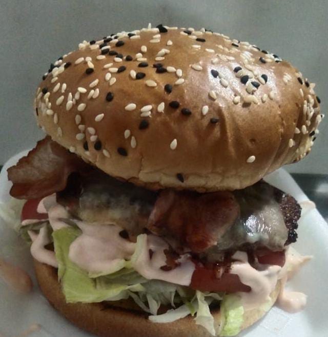 Hamburguesa de Tocino