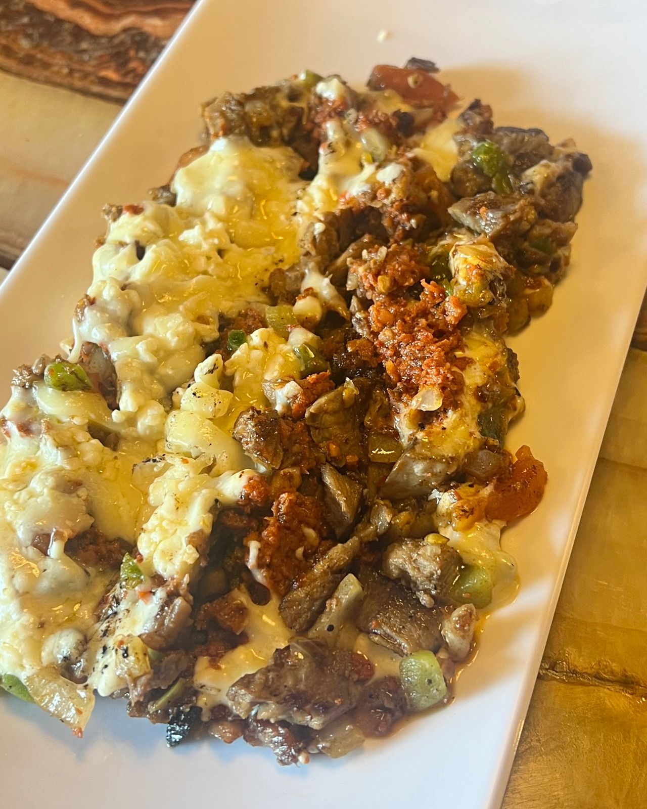 Tacos de Chorizo, Carne y Queso