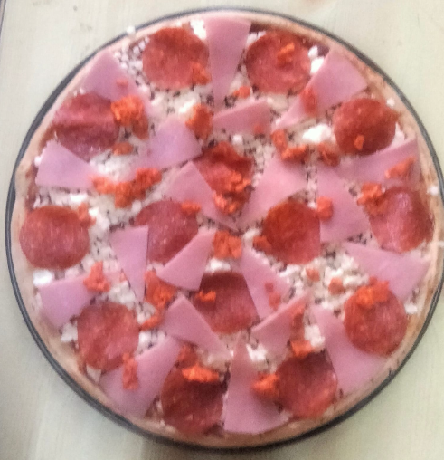 Pizza Chica de Pepperoni y Jamón