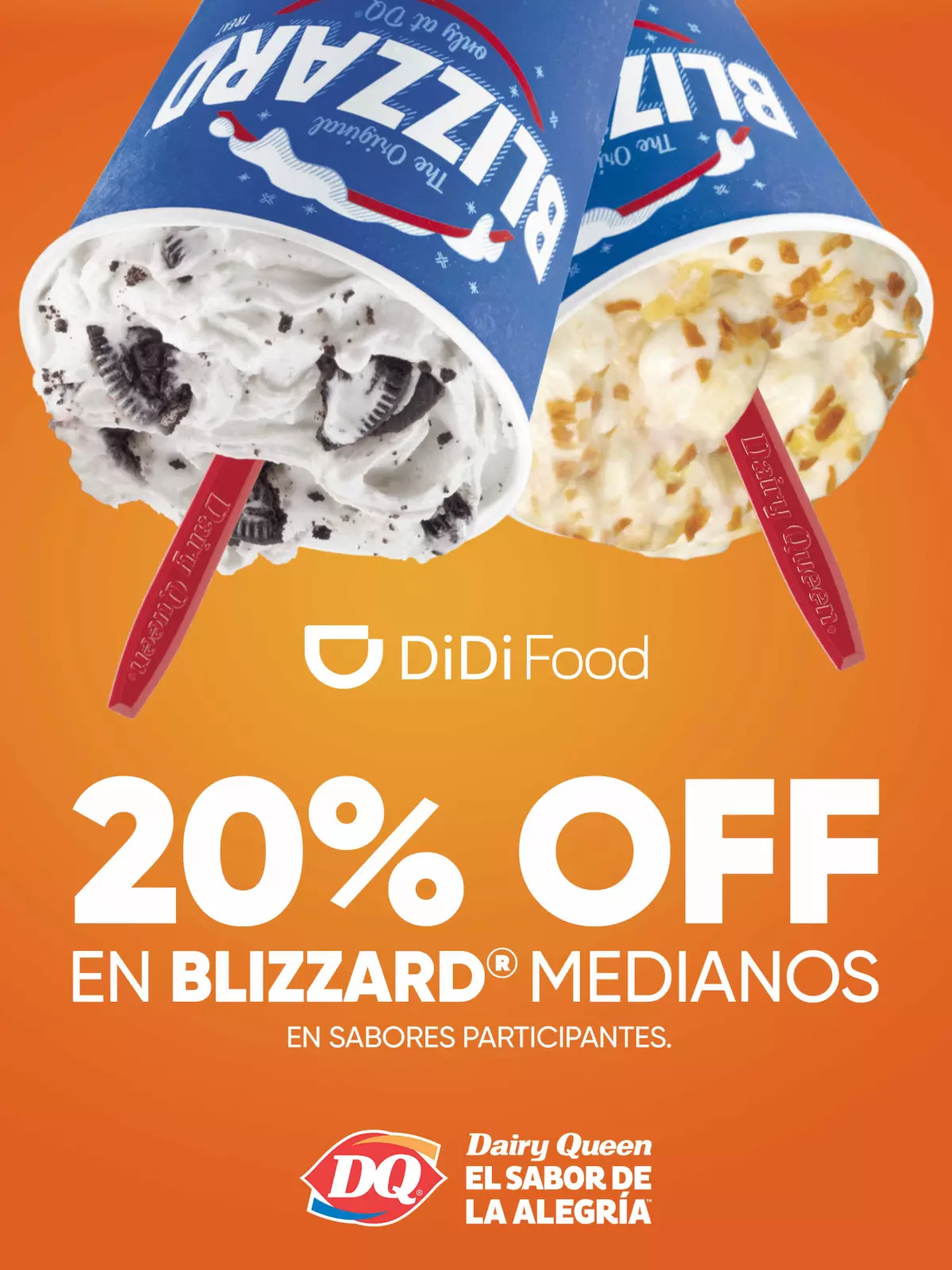 Realiza un pedido a Dairy Queen (Martí) | DiDi Food