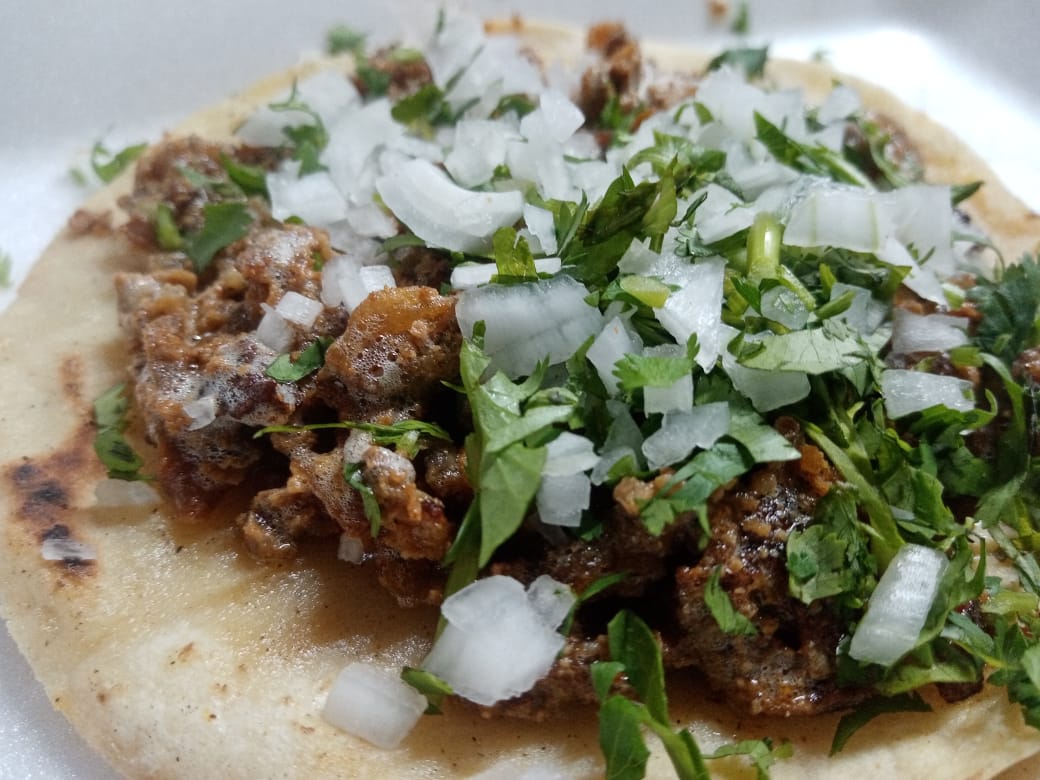 Taco con Tripa