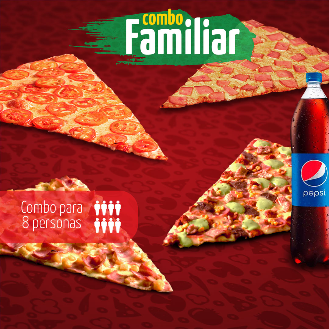 Combo Familiar 4 pizzas