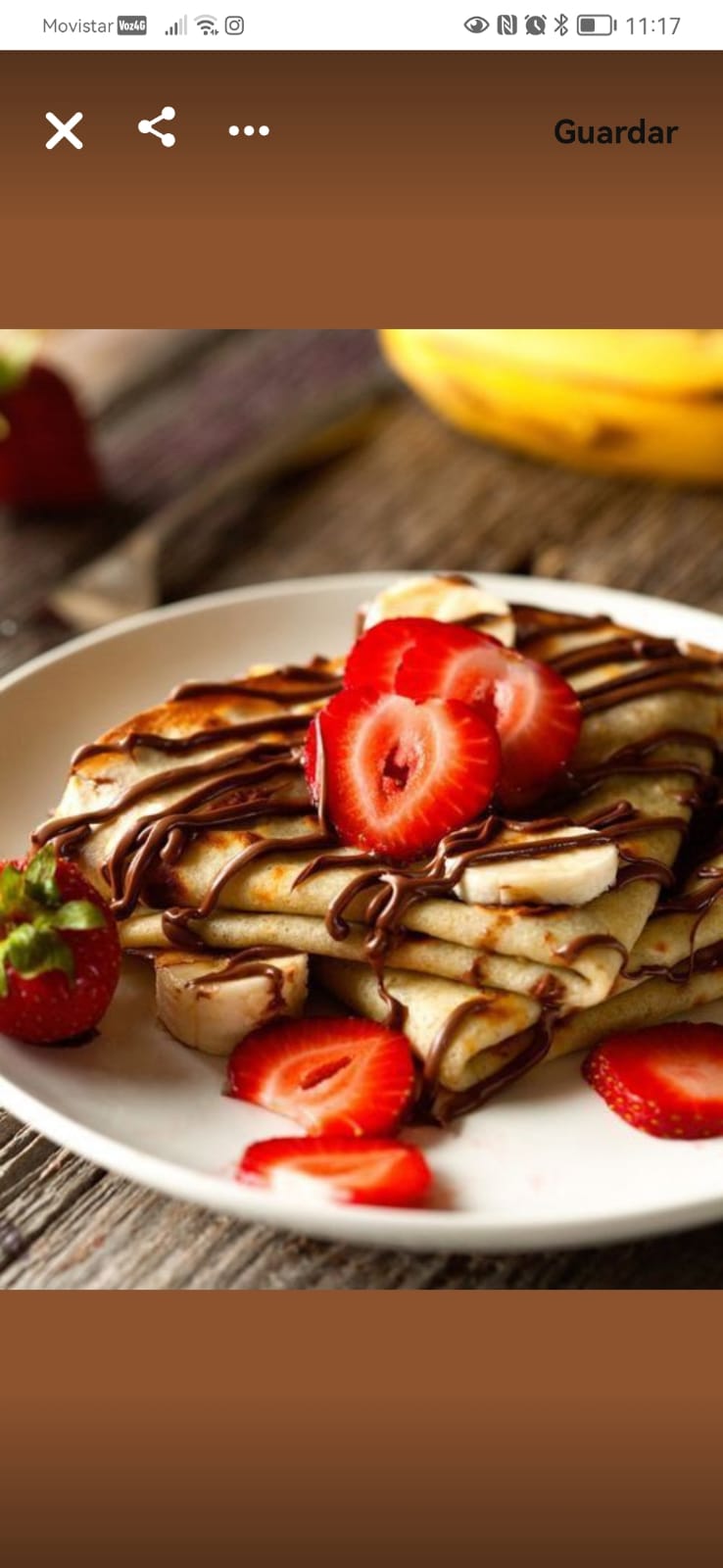 Crepas De Fresa Con Nutella