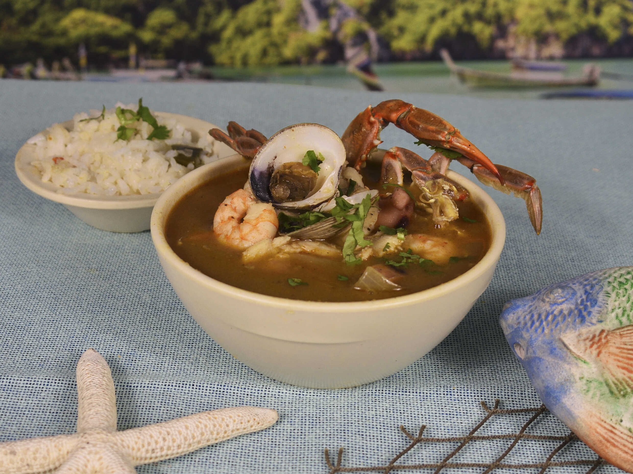 Sopa de Mariscos.