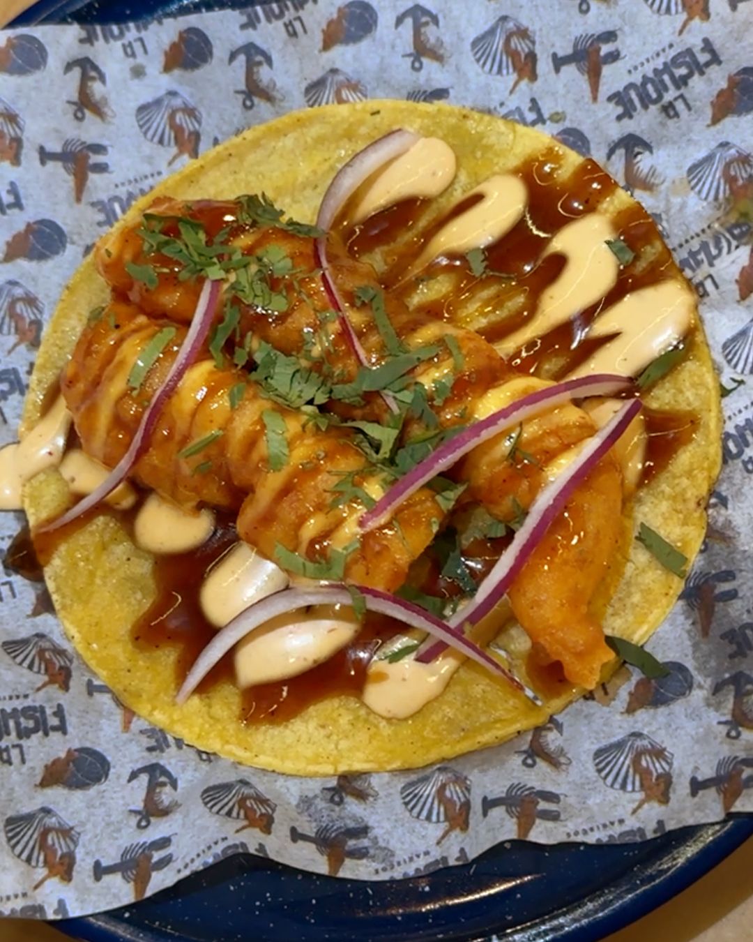 Taco de Camarón Estilo Baja