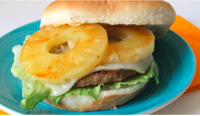 Hamburguesa Hawaiana