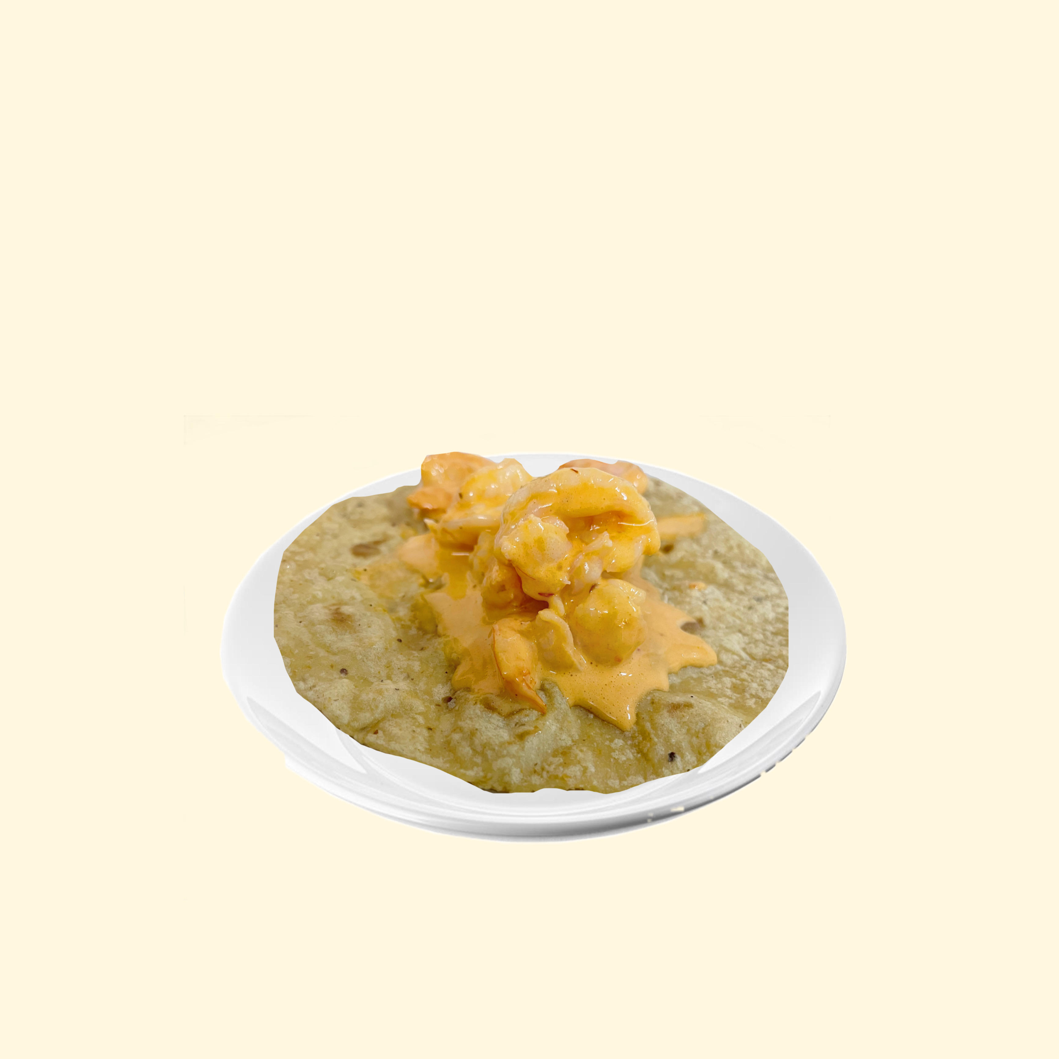 Taco Camarón con Crema