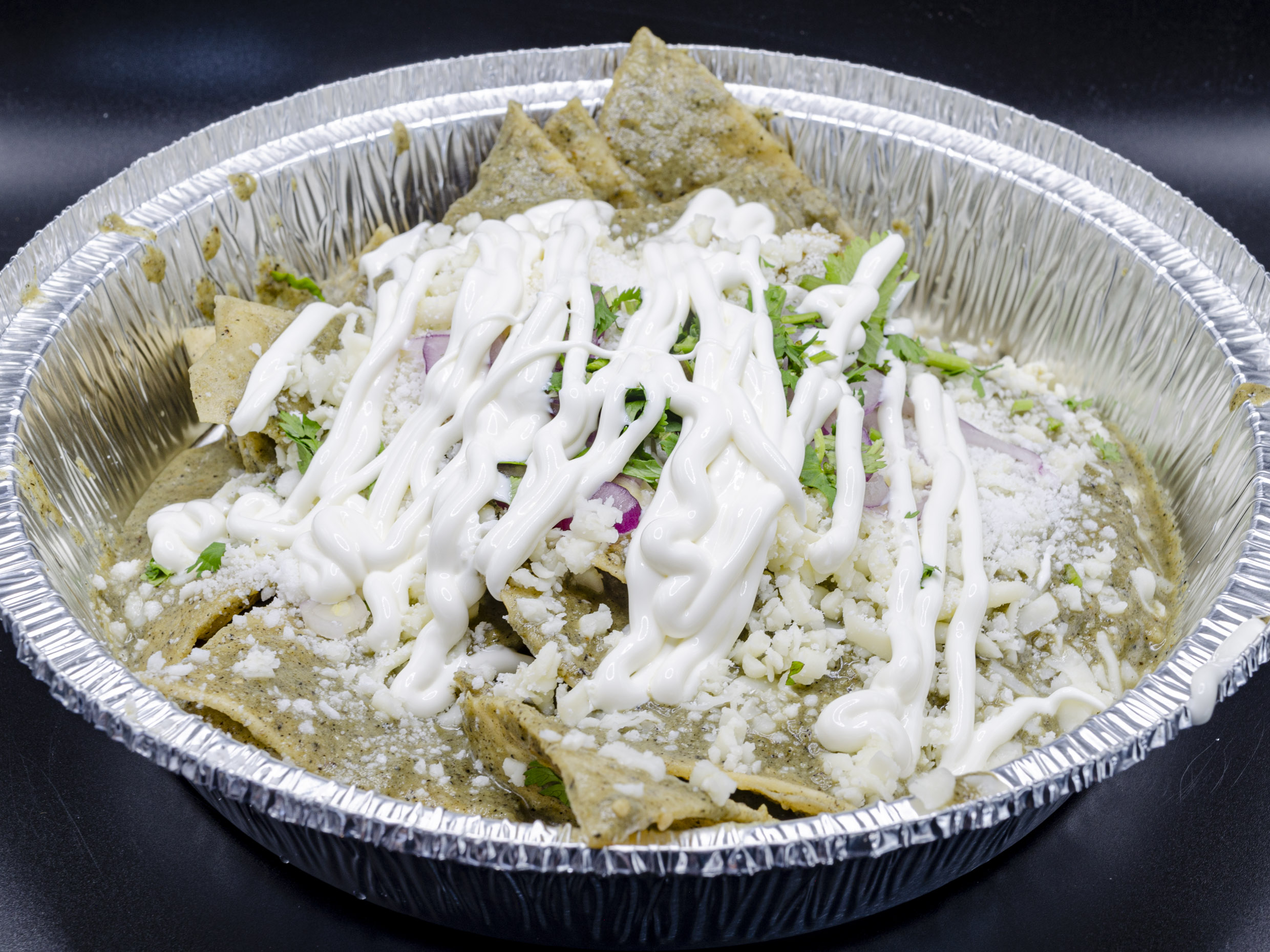 Chilaquiles en Salsa de Chile Poblano