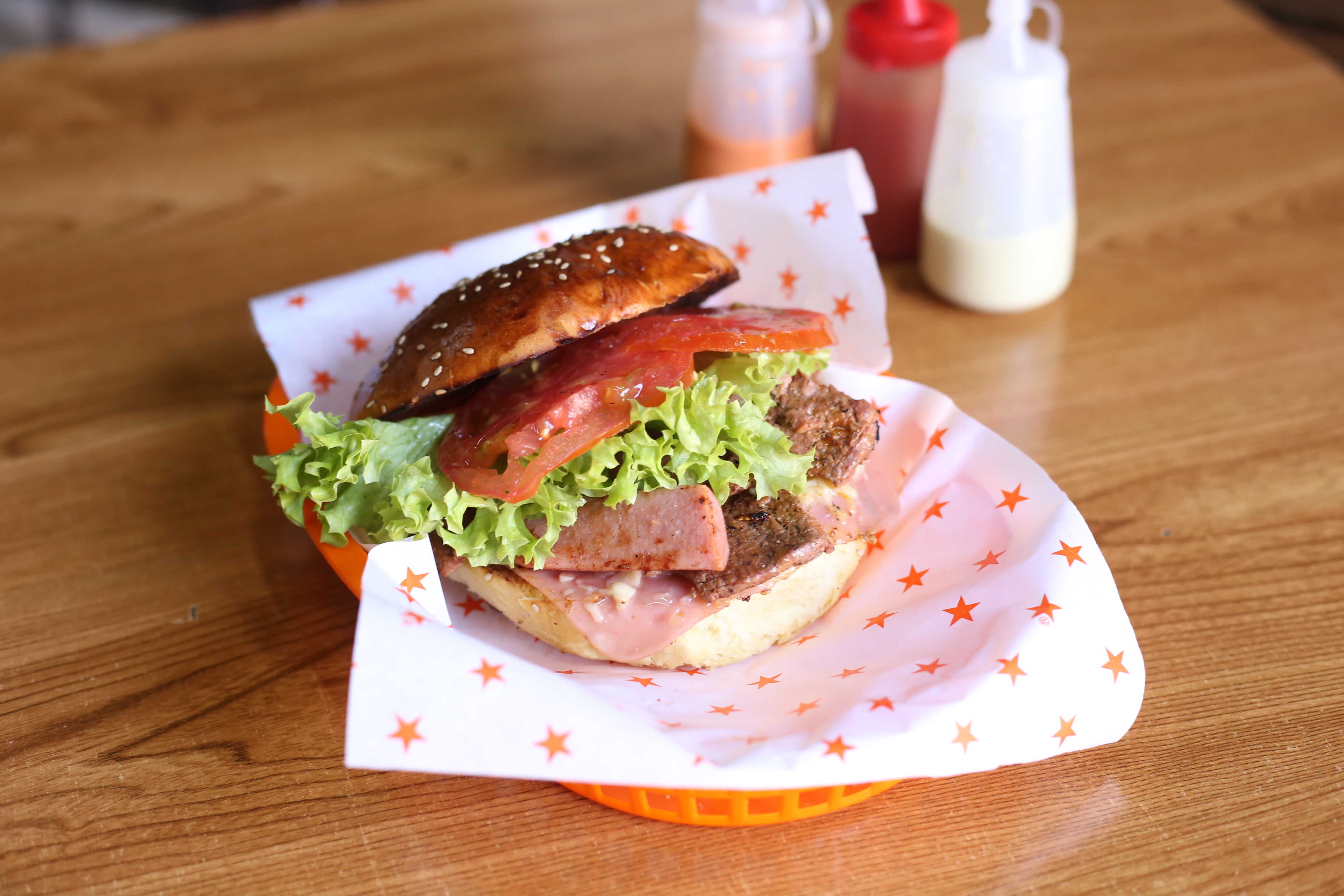 Hamburguesa Arrachera