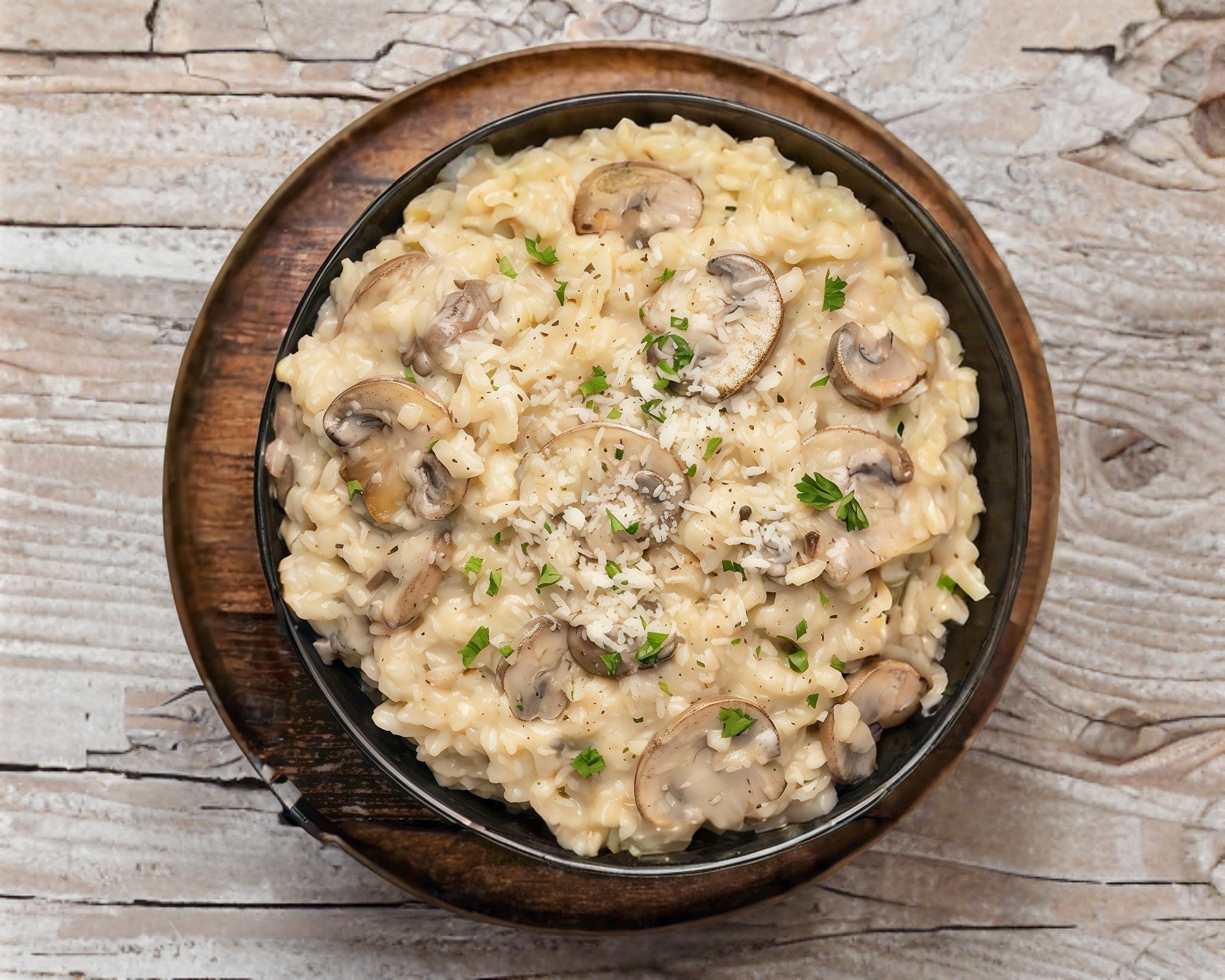 Risotto al Funghi e parmigiano