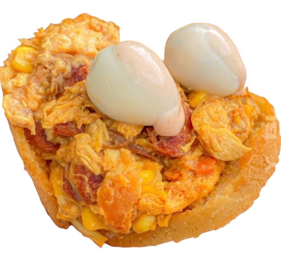 Mordisco Arepa con Todo Sencilla