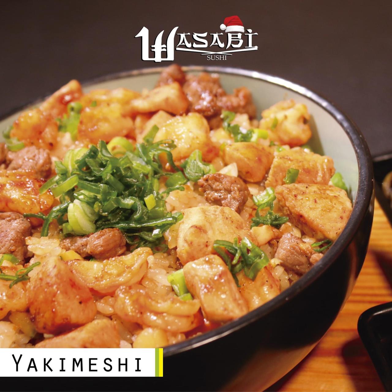 Yakimeshi con Camarón.