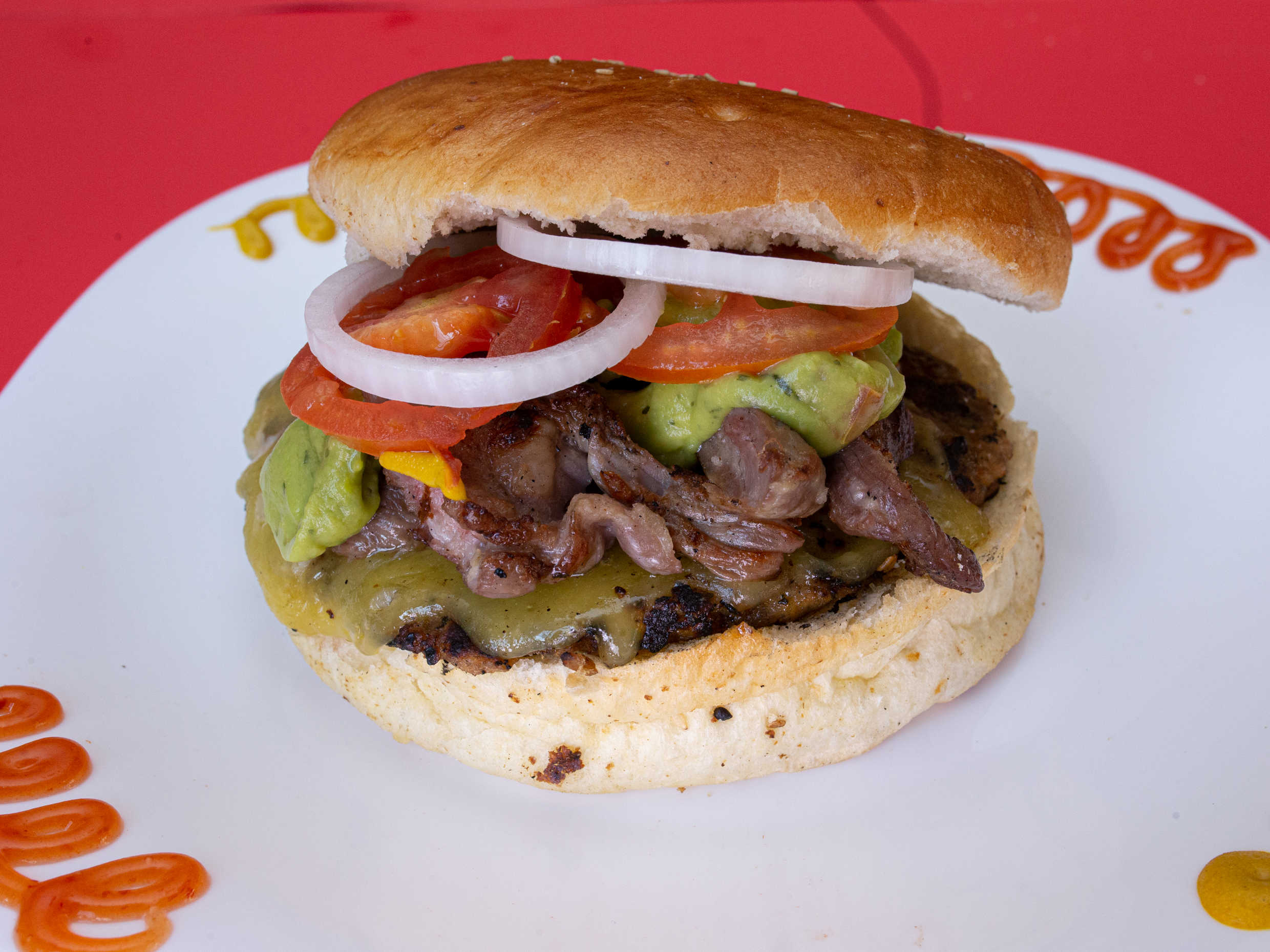Hamburguesa Arrachera