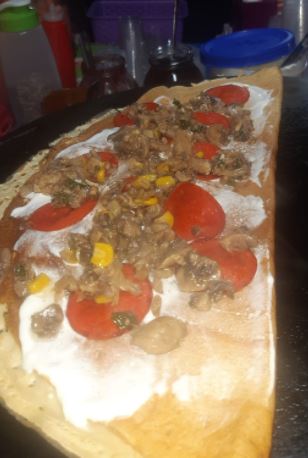 Champiñon con peperoni