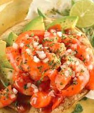 Tostadas de Camarón