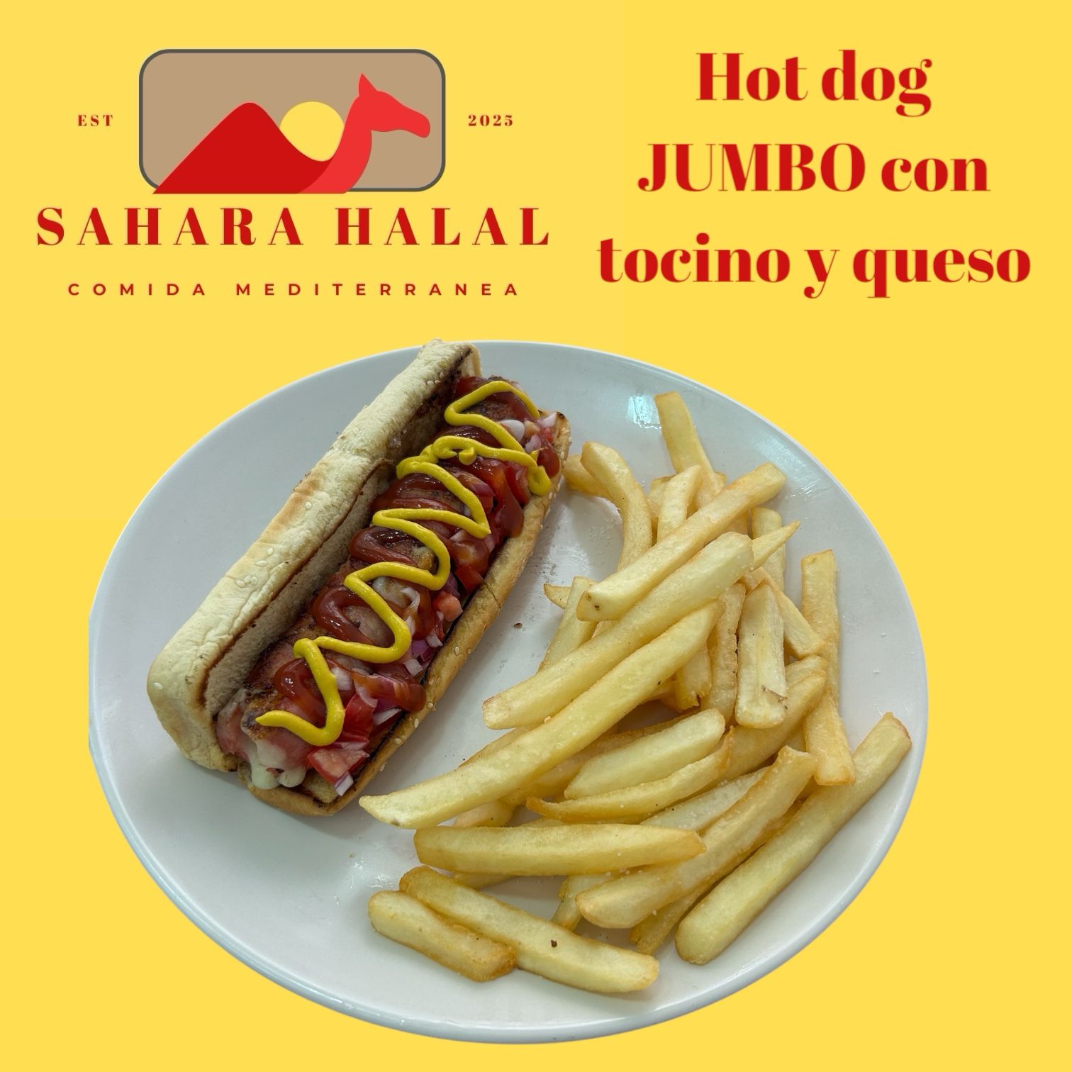 Hot Dog Tocino y Queso