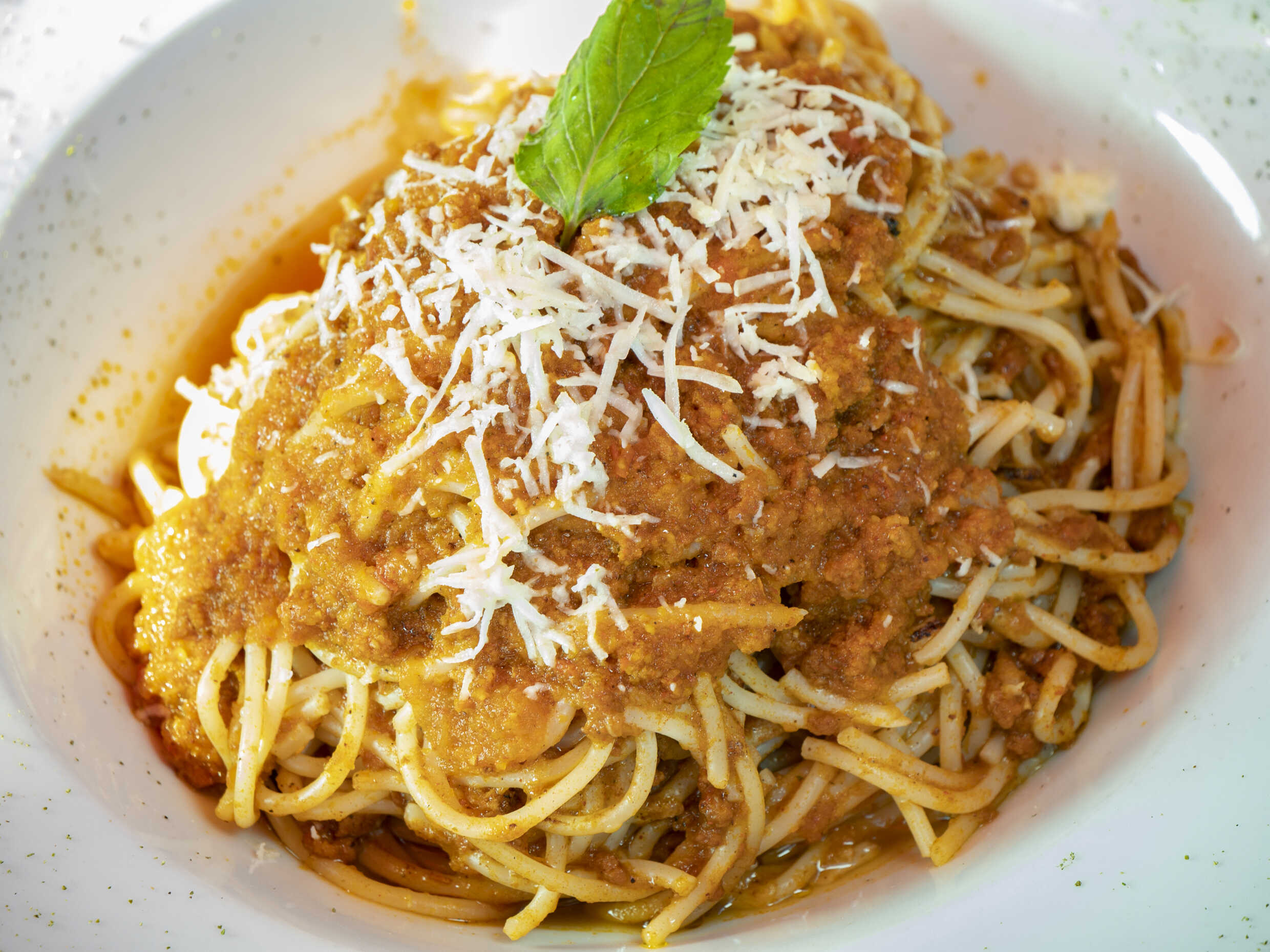 Tallarines a la Bolognesa