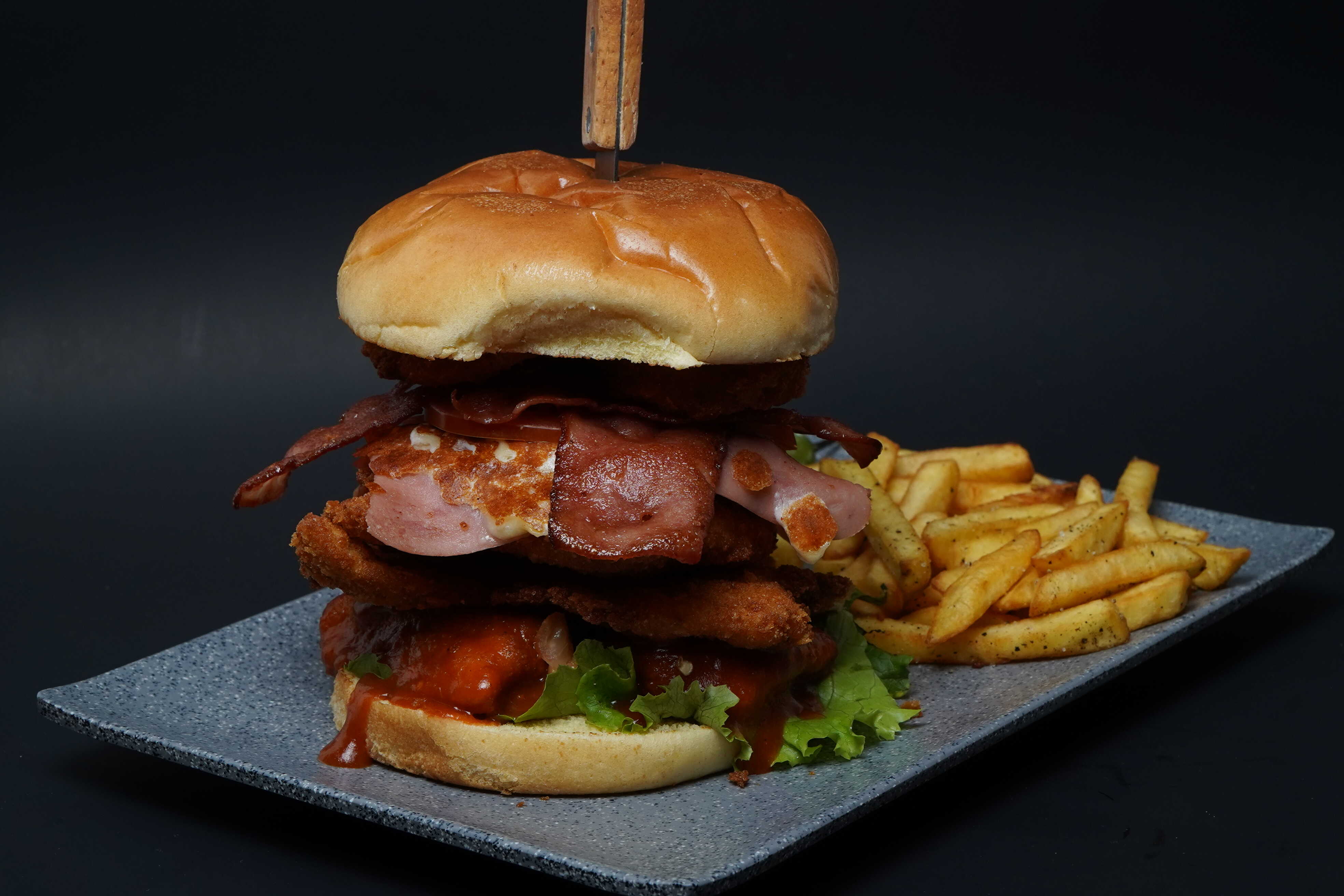 Hamburguesa de boneless