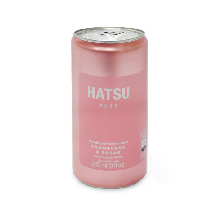 Soda HATSU Frambuesa Lata