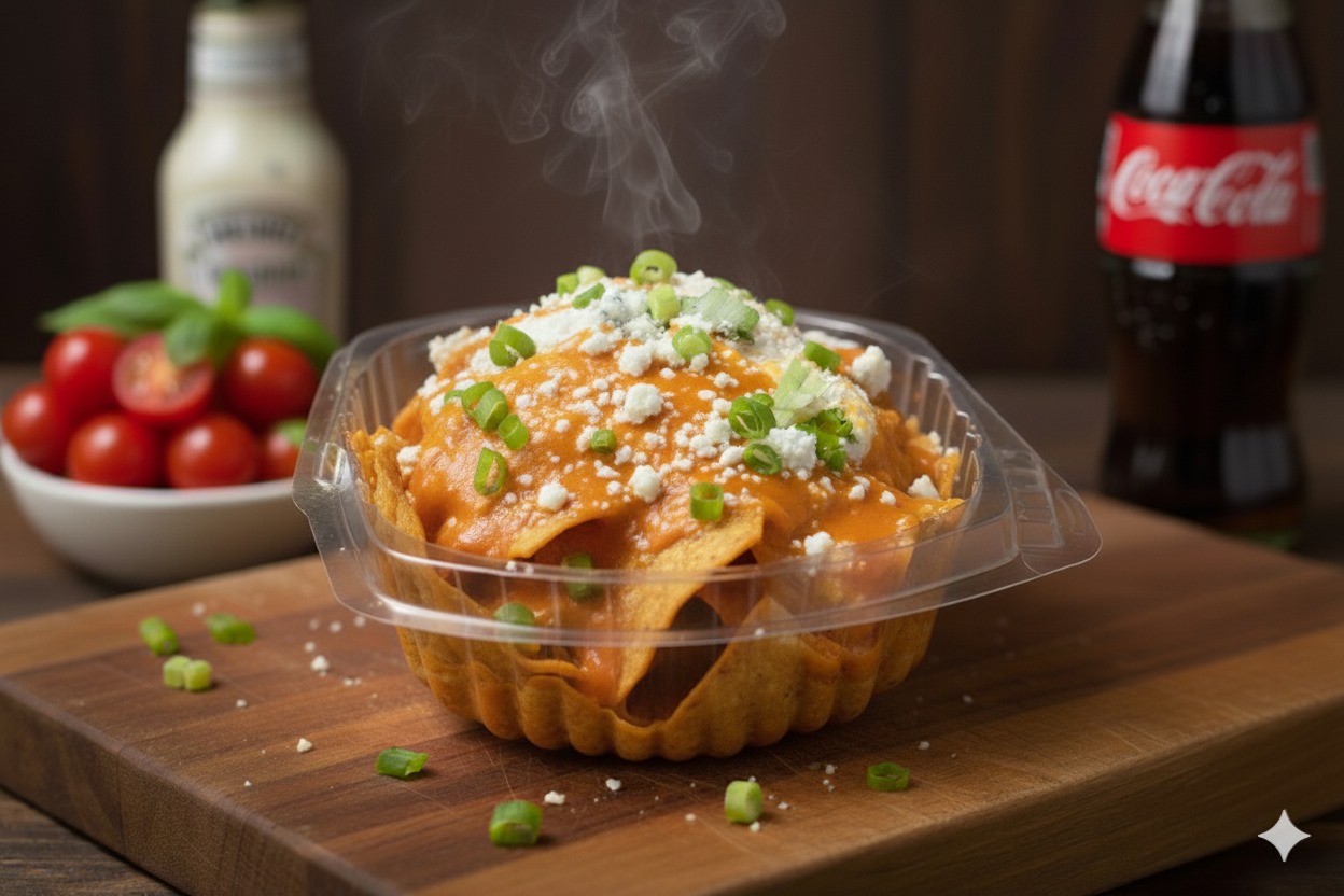 Chilaquiles minis sin proteina