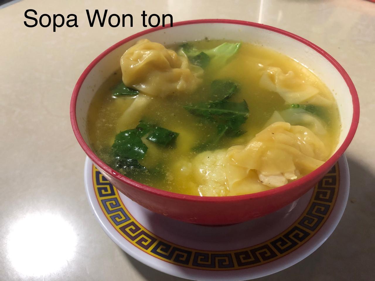 Sopa Won Ton