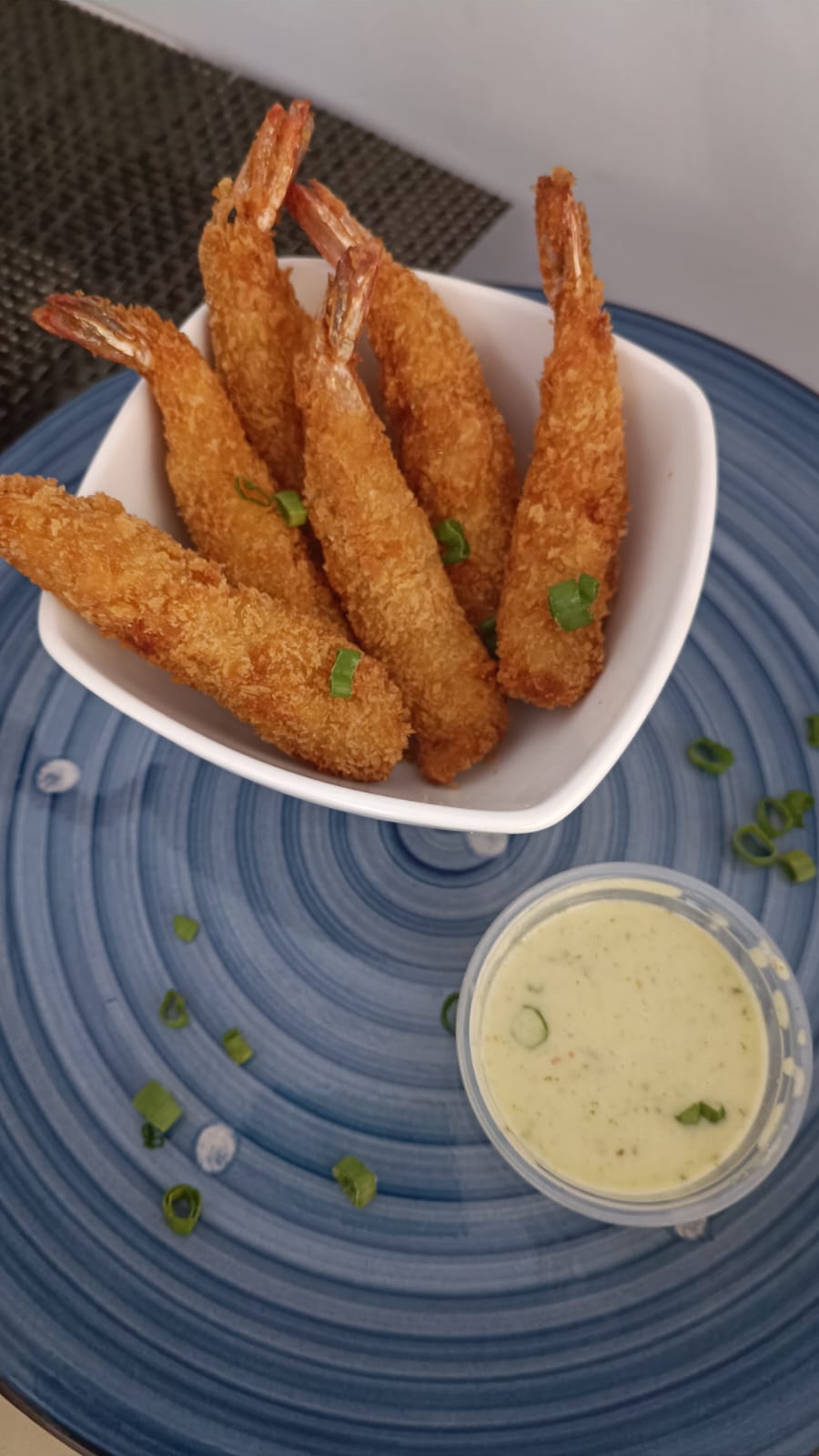 8 Langostinos al Panko