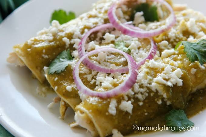 Enchiladas Verdes